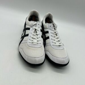 Asics Onitsuka Tiger Ultimate 81 Men’s 14 Black White Suede Mesh Sneakers Shoes